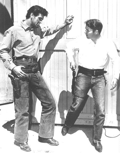 A publicity photo of Audie Murphy