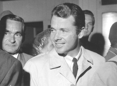 A publicity photo of Audie Murphy