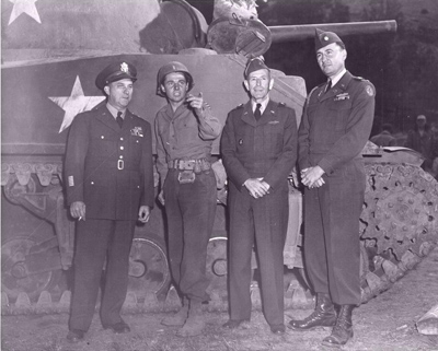 A publicity photo of Audie Murphy