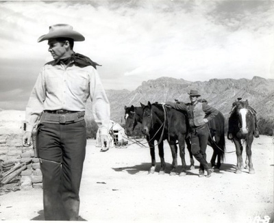 A publicity photo of Audie Murphy