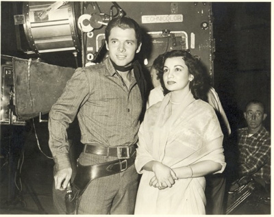 A publicity photo of Audie Murphy
