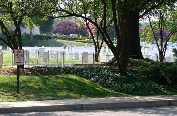 Across the street from Audie's Grave.