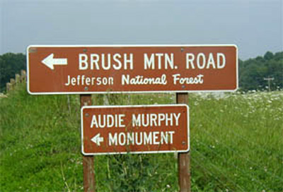 Audie Murphy Memorial. Photo provided by Fred Davis.